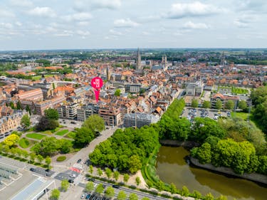 Instapklaar appartement met perfect ZW-oriëntatie in Ieper