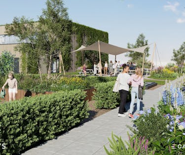 Nieuwbouw kantoor van ca. 458m² in Roeselare