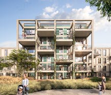 Nieuw 2 slaapkamer appartement met grote terrassen te Brugge