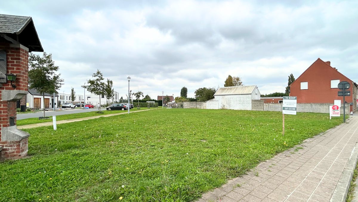 Bouwgrond voor open bebouwing te koop in Wielsbeke