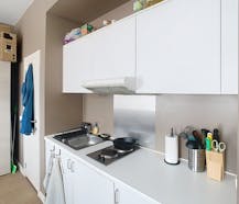 Studentenkamer (32 m²) met eigen sanitair en kitchenette in Brugge