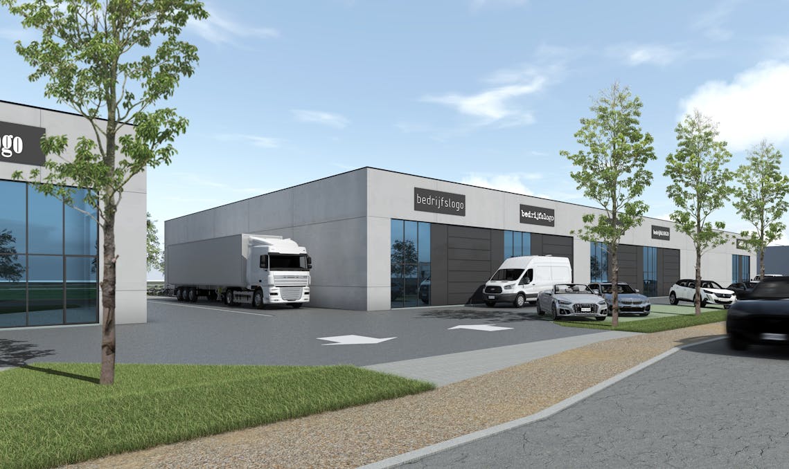 Nieuwbouw KMO-unit van ca. 233 m² in Dentergem