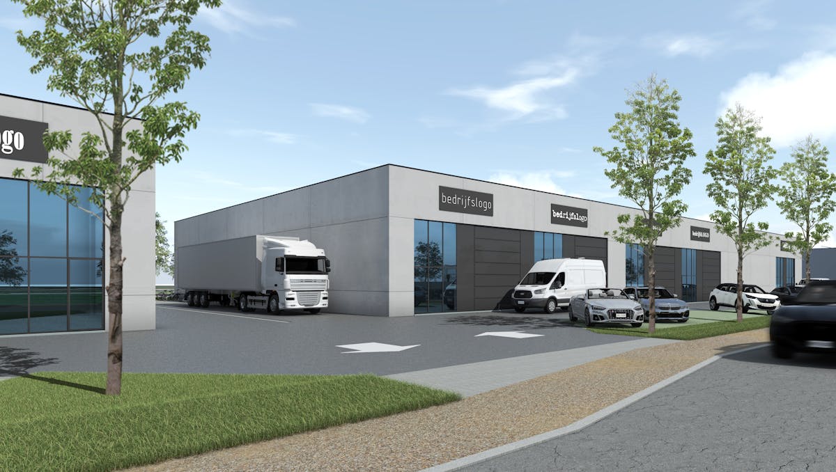 Nieuwbouw KMO-unit van ca. 233 m² in Dentergem