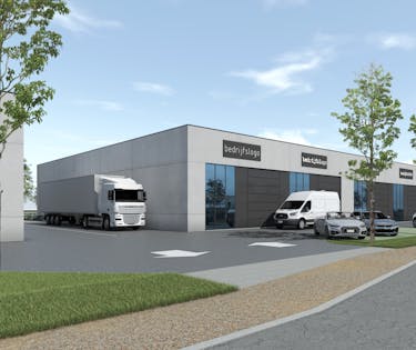 Nieuwbouw KMO-unit van ca. 233 m² in Dentergem