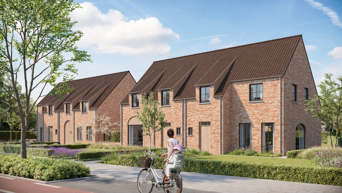 Nieuwbouw (6%) te koop in Elverdinge met 3 kamers en dubbele garage
