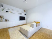 Appartement met ZW-tuin en autostaanplaats te huur in Wilrijk 