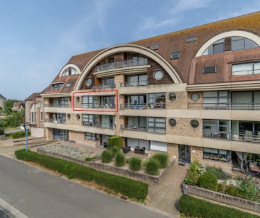 Ruim appartement met 2 slaapkamers en 2 badkamers in Koksijde