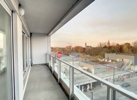 Appartement te huur in Brugge met 2 slaapkamers en 3 terrassen met prachtig zicht