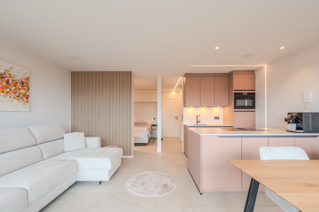 Prachtig gerenoveerde studio met aparte slaapruimte en terras