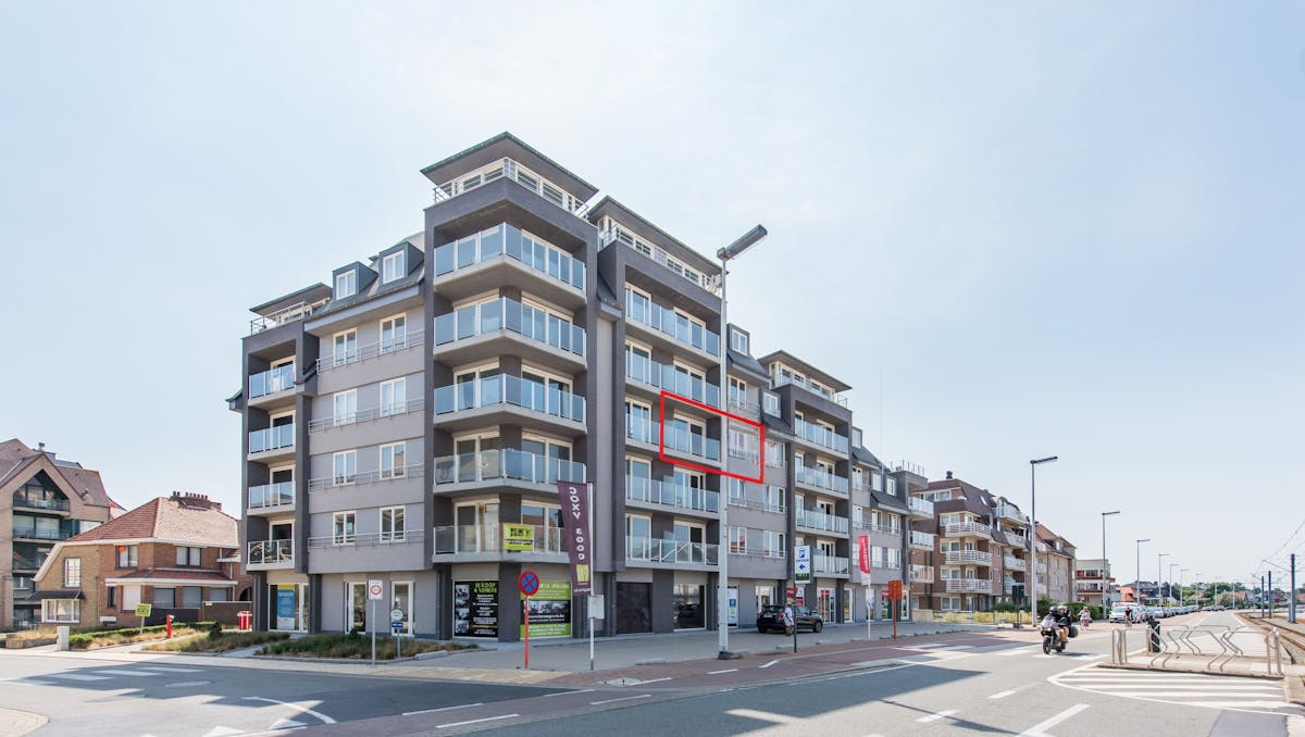 Ruim appartement (94m²) met 2 slaapkamers in Koksijde-Bad