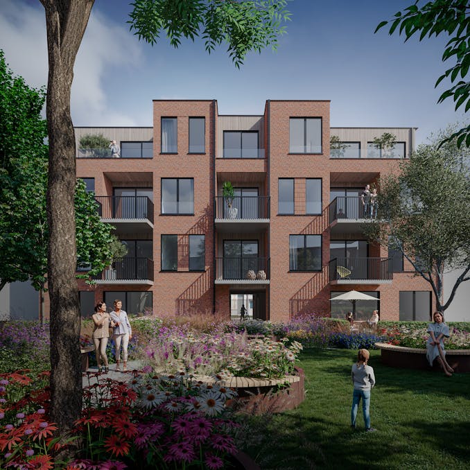 Nieuwbouwproject Evergreen: Duurzaam wonen in centrum Mortsel