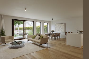 Nieuwbouwproject Evergreen: Duurzaam wonen in centrum Mortsel.