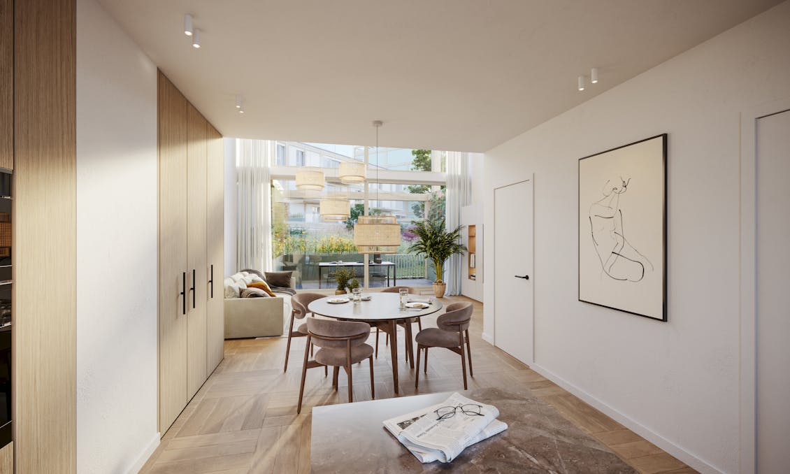 Nieuwbouwwoning met 3 slaapkamers te Brugge