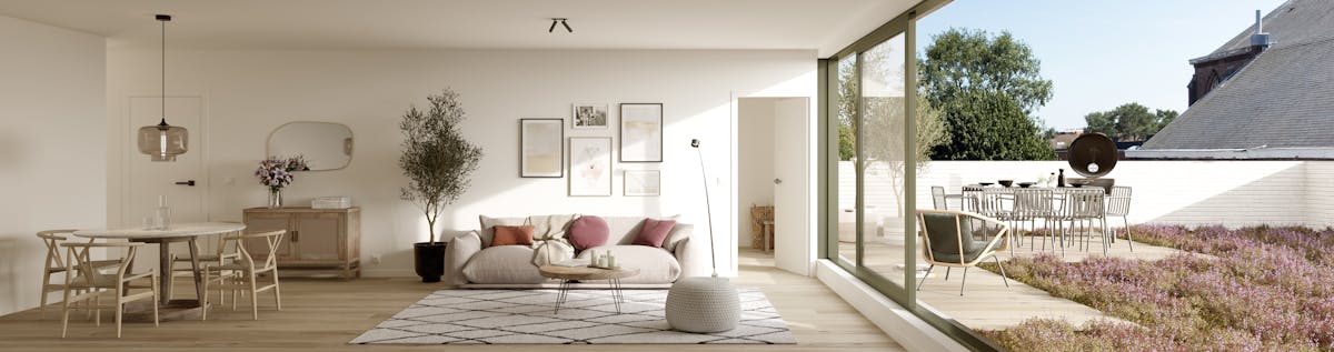 Nieuw 2-slaapkamer appartement te koop in centrum Kortrijk