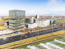 Bureau dans la dernière tour du parc Westwing à Roeselare