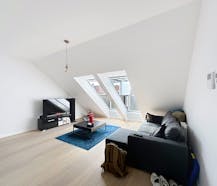 Uniek dakappartement te huur met 1 slaapkamer in Brugge centrum