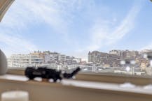 Twee penthouses met ruime terrassen en garage in De Panne