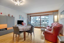 Appartement met 2 slaapkamers en parking vlakbij zee te Koksijde