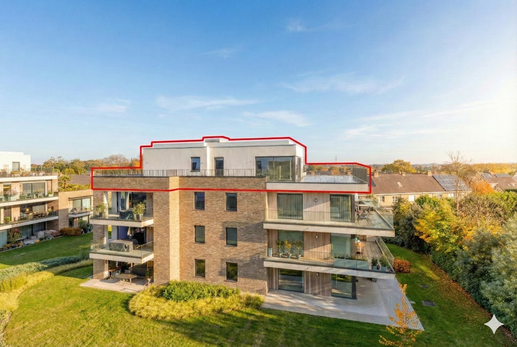 Prachtig penthouse in Domein Beverhof te Roeselare