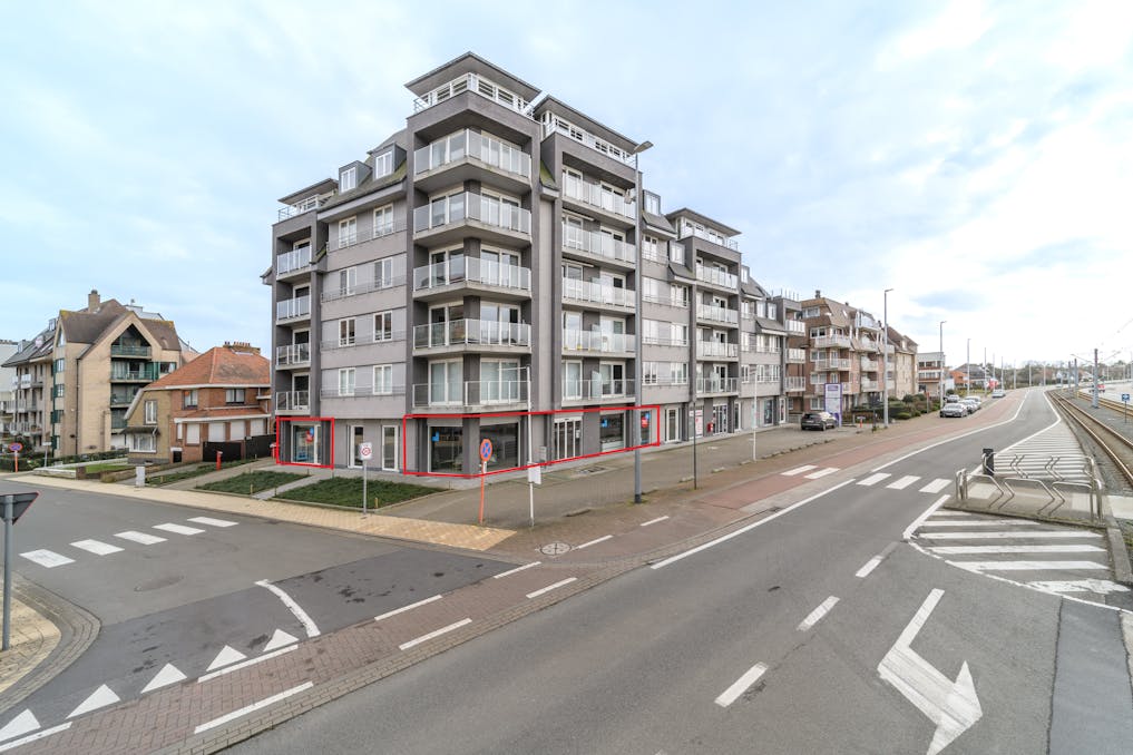 Spacious commercial property with a location for rent in Koksijde-bad