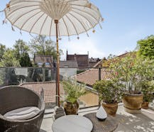 Recente duplex appartement te centrum Brugge met zonnig terras