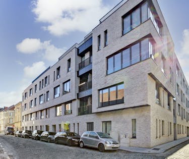Nieuwbouwappartement met 2 slaapkamers te centrum Gent