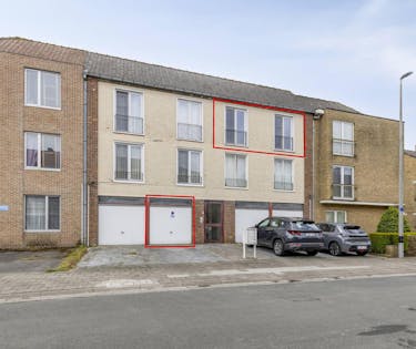 Appartement met 2 slaapkamers, garagebox te Sint-Kruis (Brugge)