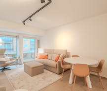 Lichtrijk appartement met aparte slaapruimte te Middelkerke!