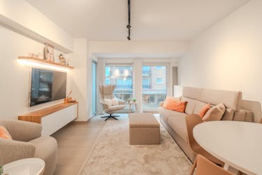 Lichtrijk appartement met aparte slaapruimte te Middelkerke!