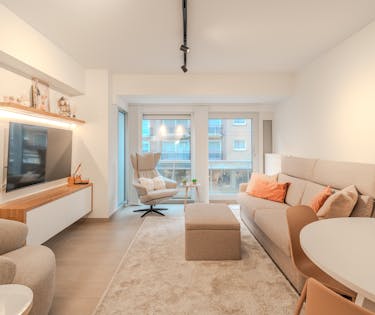 Lichtrijk appartement met aparte slaapruimte te Middelkerke!