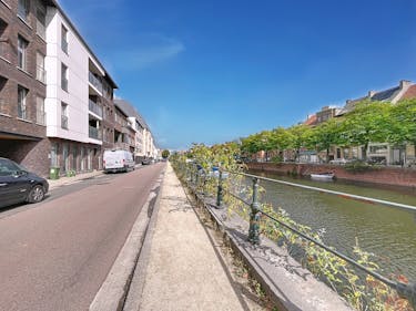Prachtig appartement met schitterend waterzicht aan De Visserij in Gent