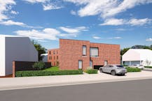 Nieuwbouwproject in Genk met 3 woningen en 5 appartementen