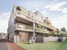 Nieuwbouwappartement in residentie Hieronymus in Poperinge