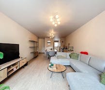 Ruim gelijkvloersappartement met 2 slaapkamers te huur in Lauwe