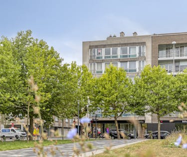 Energiezuinig appartement met 3 slaapkamers met uitzicht op het Sint-Amandsplein