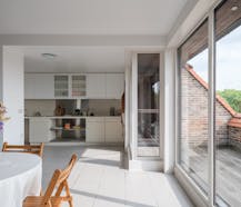 Penthouse met 3 slaapkamer, 2 badkamers en ruim terras in Koksijde