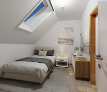 Aangenaam appartement met 1 slaapkamer en garagebox in Hasselt