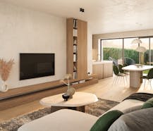 Nieuwbouwwoning met 3 slaapkamers op centrale maar rustige ligging te koop te Kortrijk.