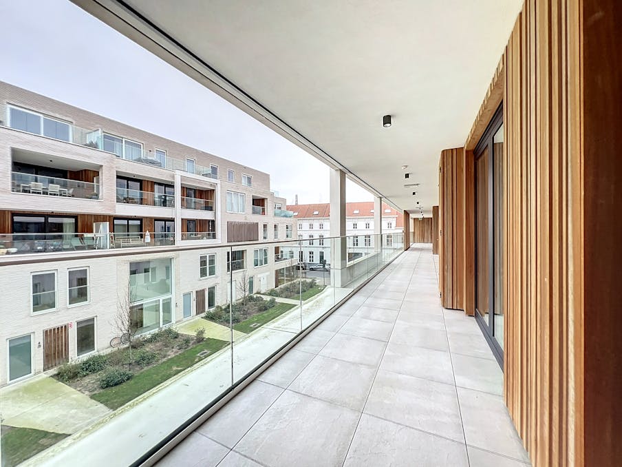 Nieuwbouwappartement met 2 slaapkamers  te huur in Gent