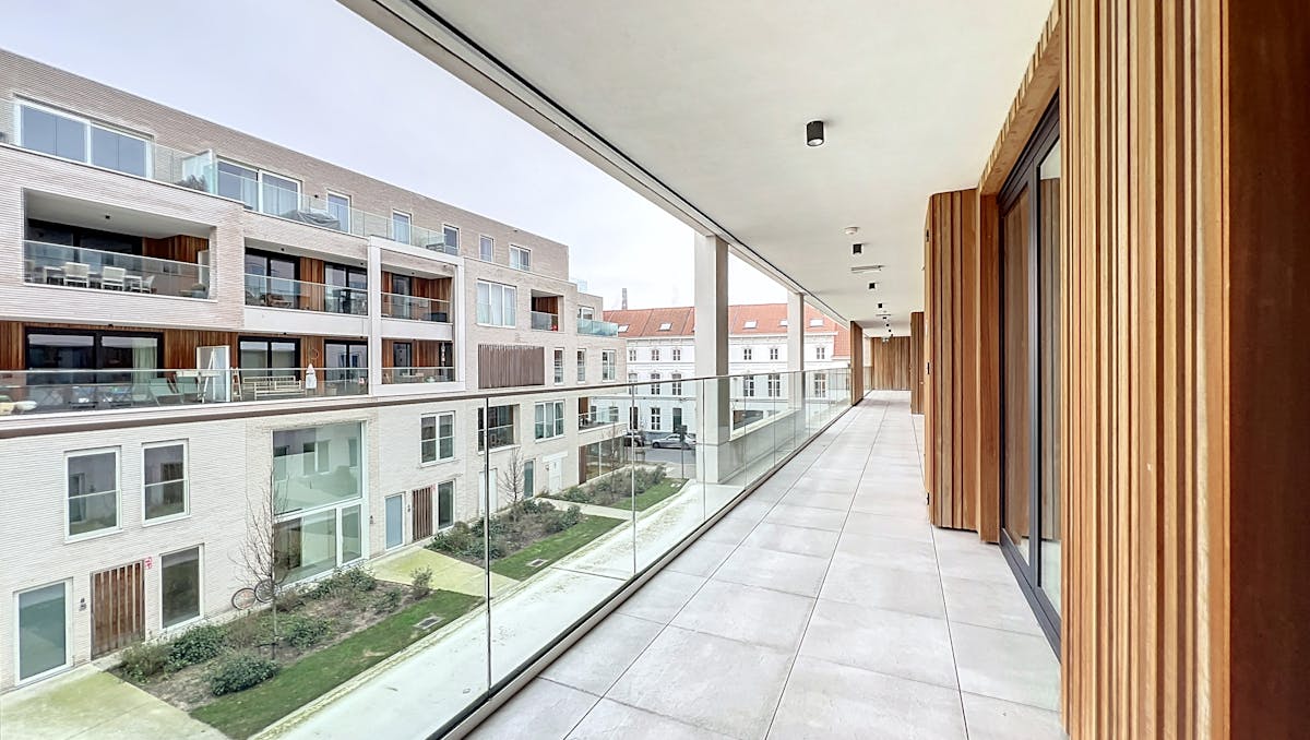 Nieuwbouwappartement met 2 slaapkamers te huur in Gent