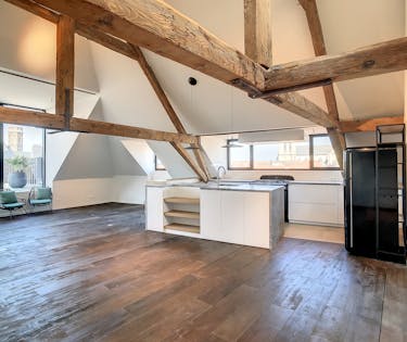 Penthouse met 2 slaapkamers en magnifiek terras te Gent