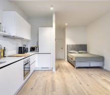 Gerenoveerde studio met terras te koop in Antwerpen