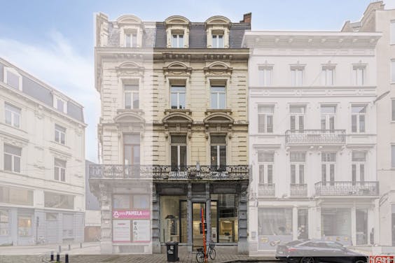 Handelspand met woonst te huur Gent