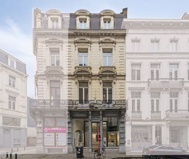 Charmant handelspand met woonst te huur in centrum Gent
