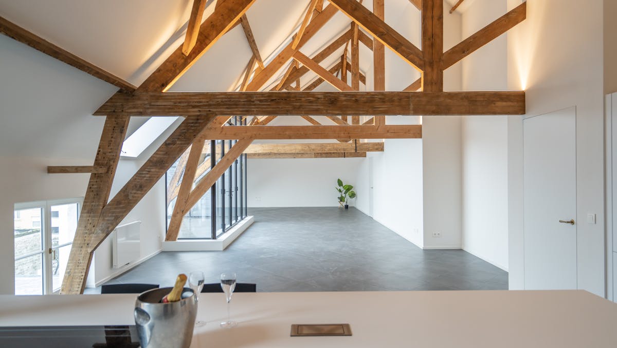 Luxueuze loft met 3 slaapkamers en 2 badkamers te Gent