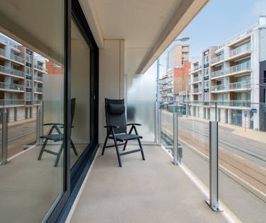 Recent (2016) appartement met 2 slaapkamers en terrassen