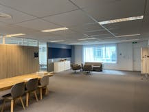 Ingerichte kantoorruimte op het Westwing Park