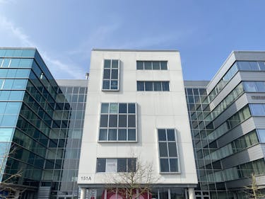 Ingerichte kantoorruimte op het Westwing Park