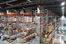 Nog op te richten logistiek magazijn in de Gentse haven