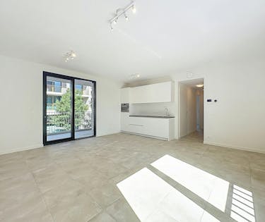 BEN-appartement op de 2de verdieping met terras te huur op Linkeroever
